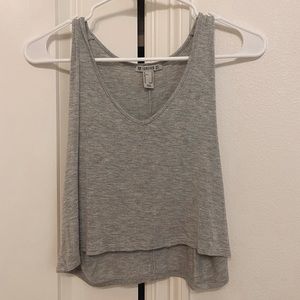 forever 21 gray crop top!!